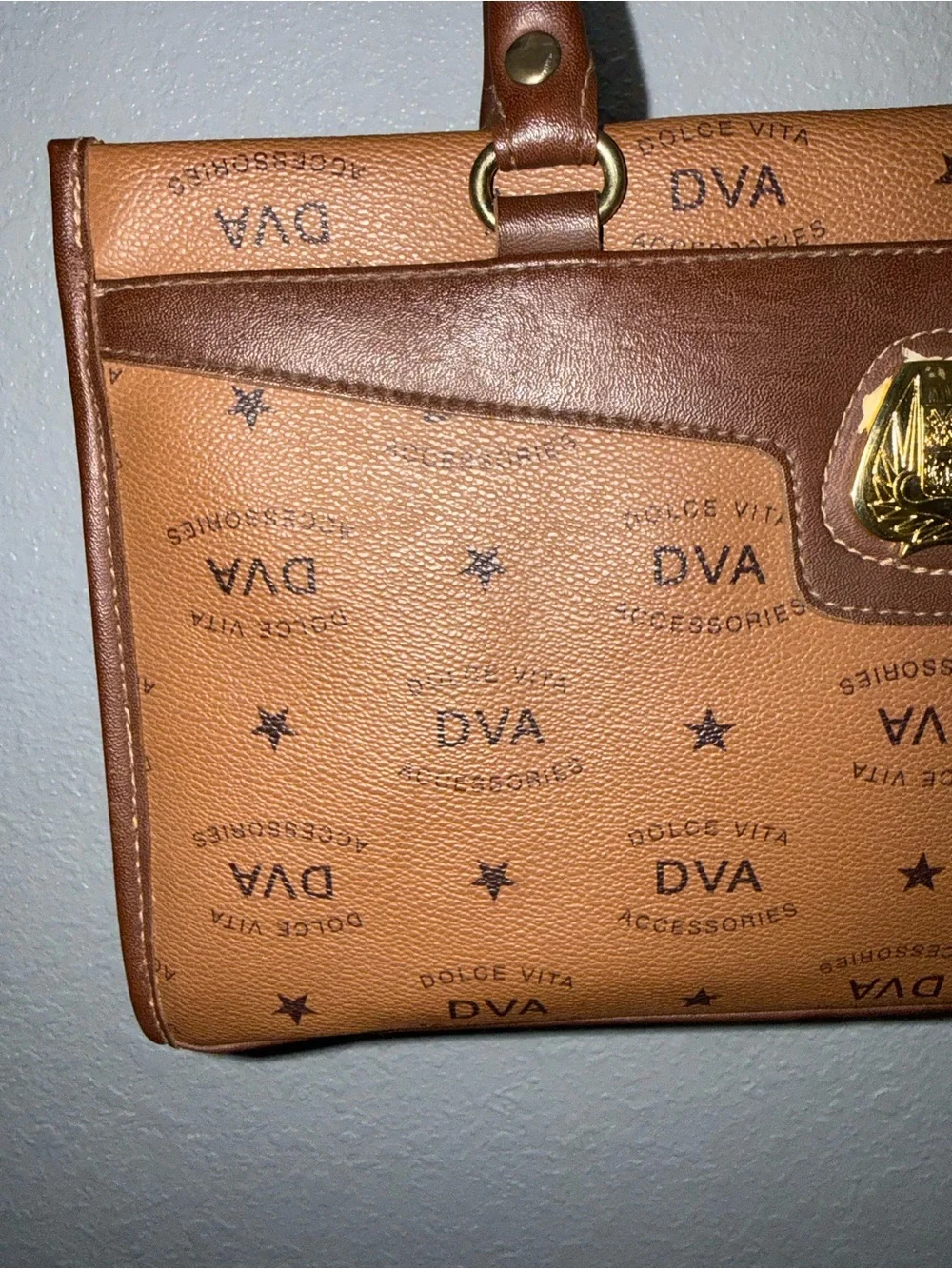 Vintage Jackson Dolce Vita top-handle monogram handbag